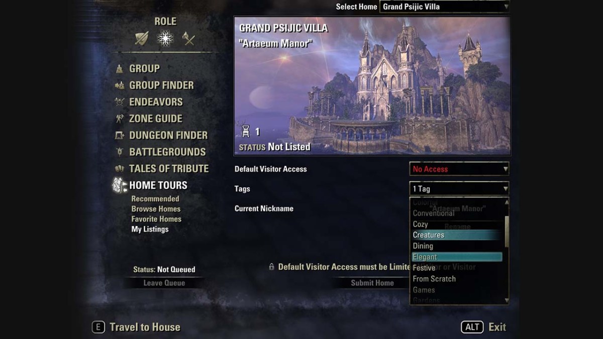 Choose up to three tags