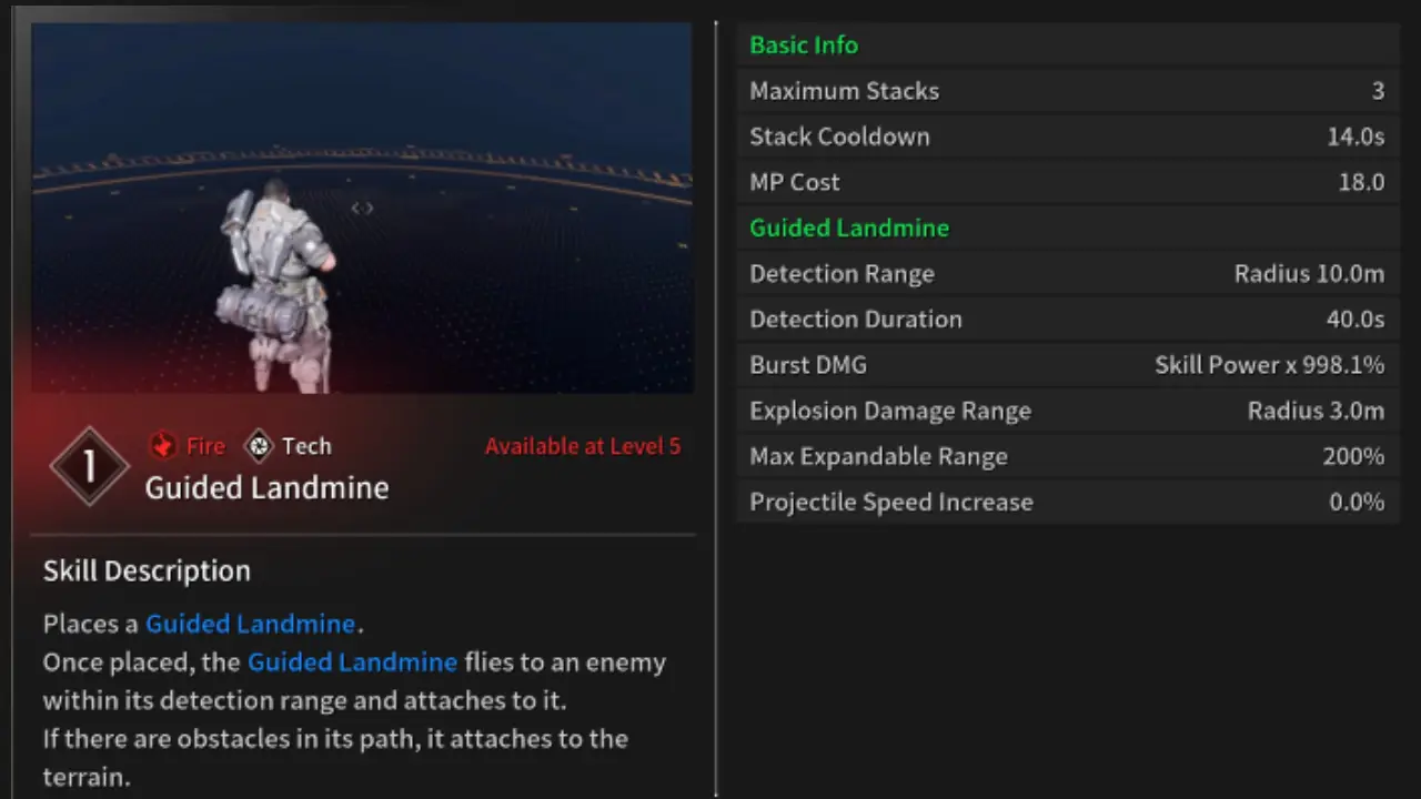 Guided Landmine Skill 3 Esiemo The First Descendant