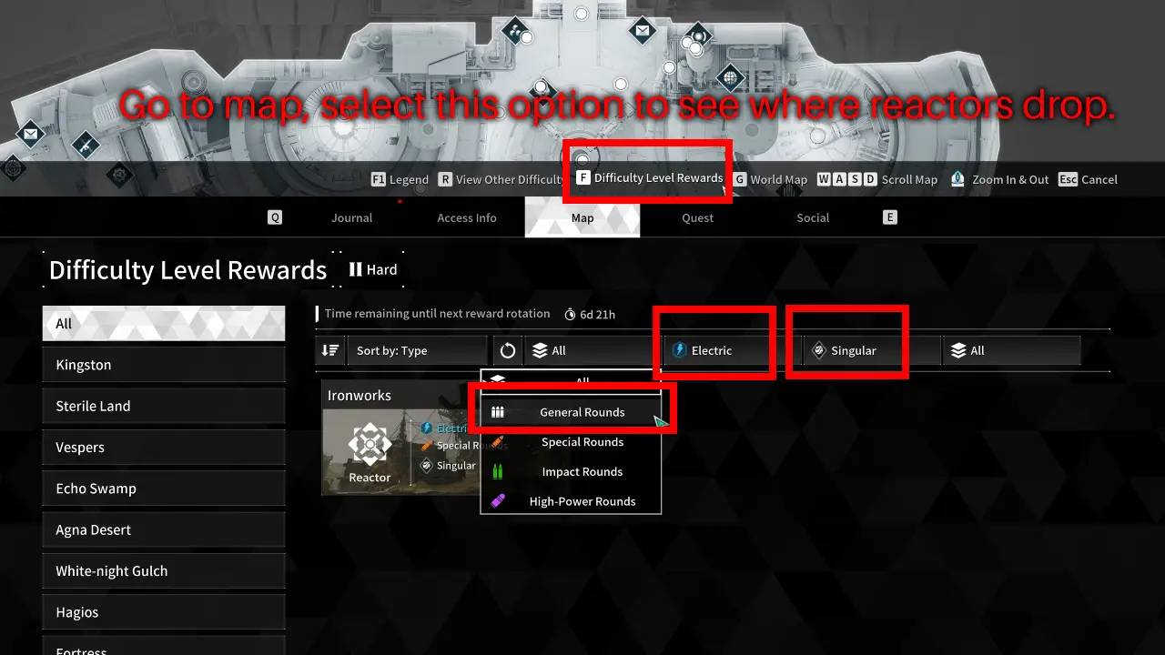 How to find reactors the first descendant