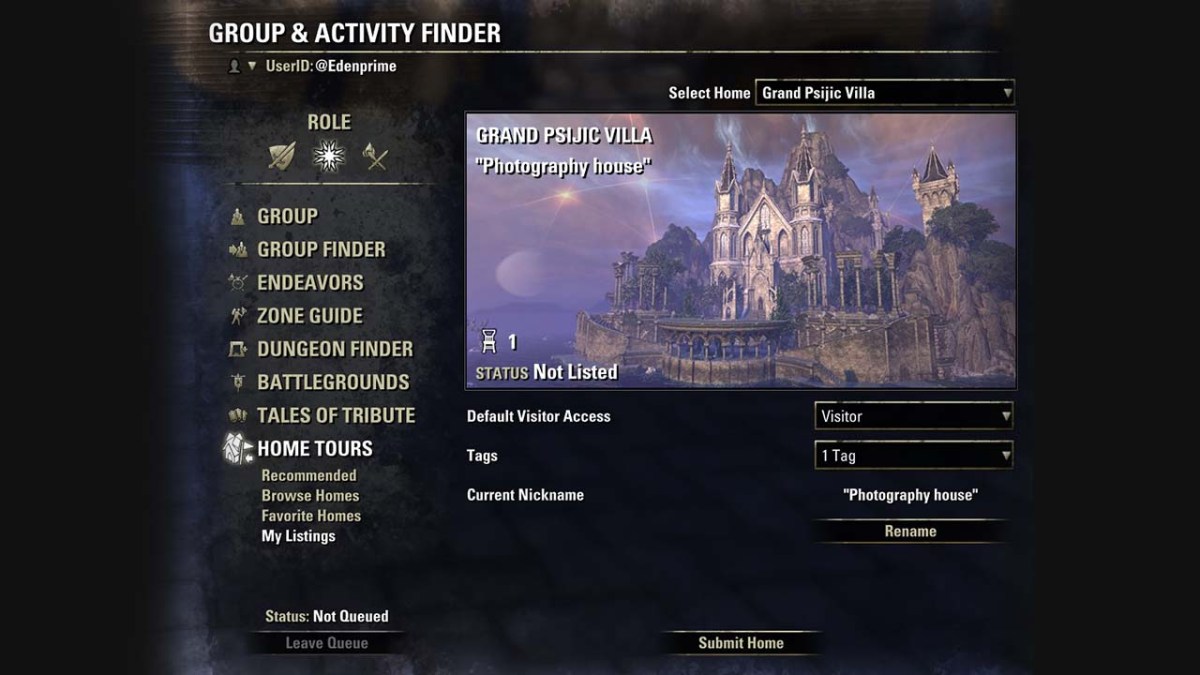 Press Submit Home and Confirm the submission