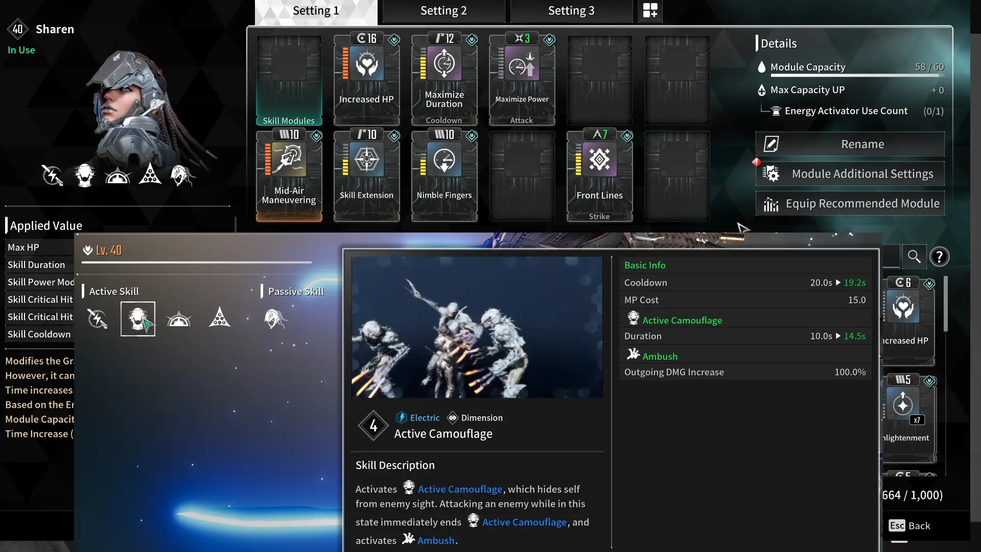 Sharen Active Camouflage The First Descendant Skill
