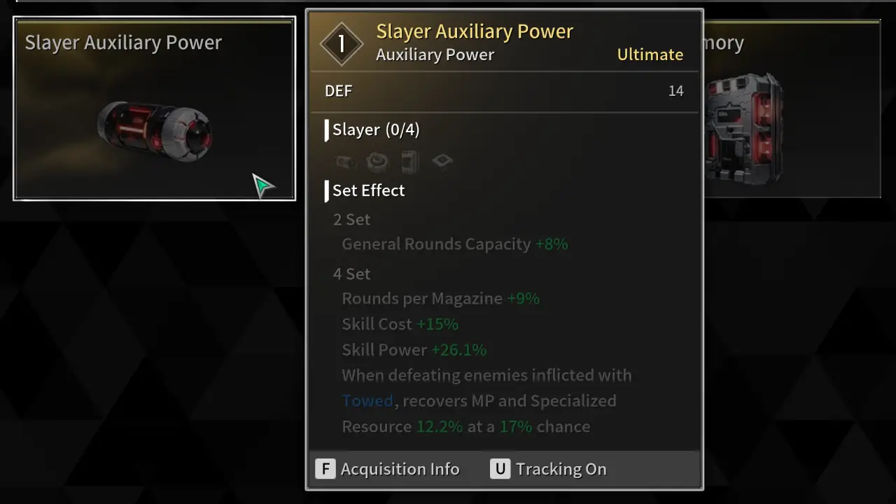 Slayer Set The First Descendant