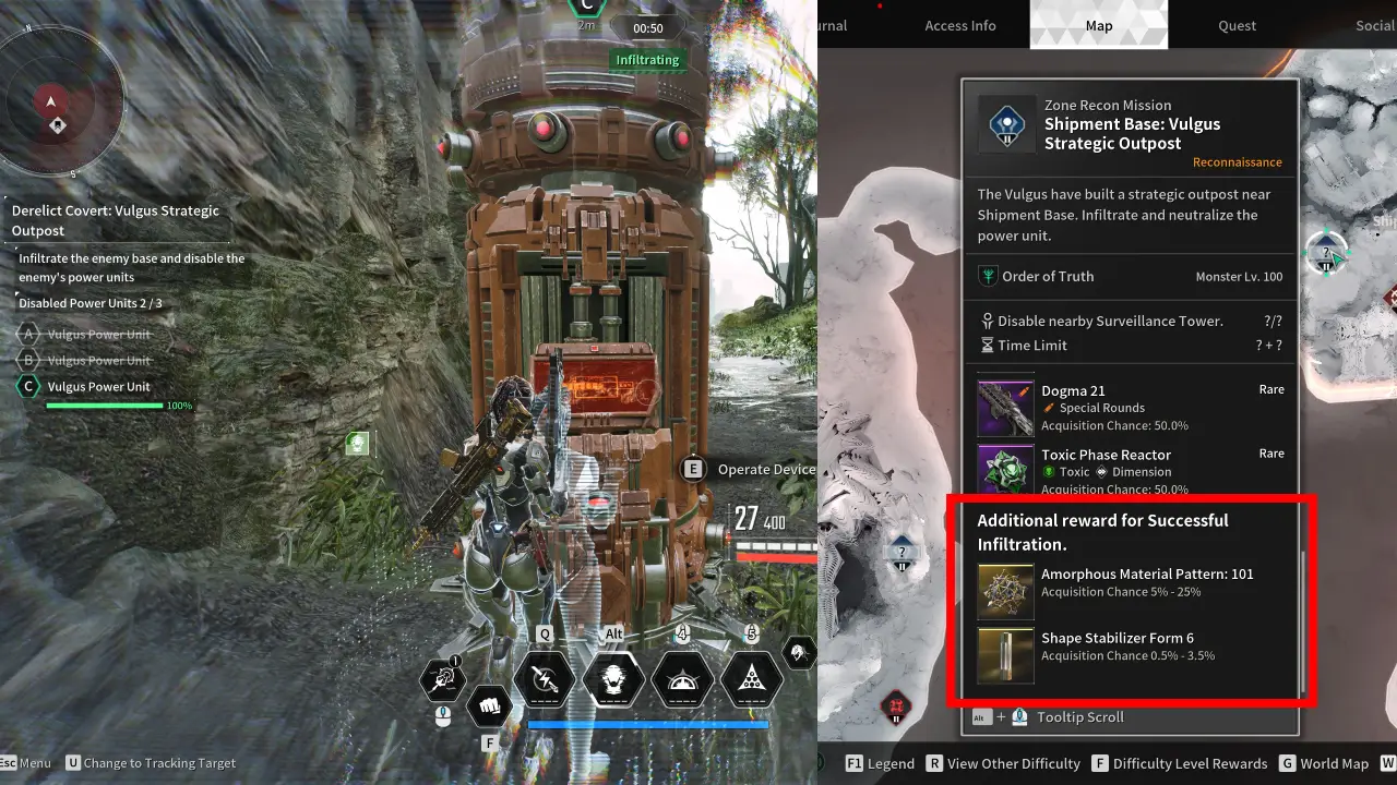 The First Descendant Sharen Infiltration Task