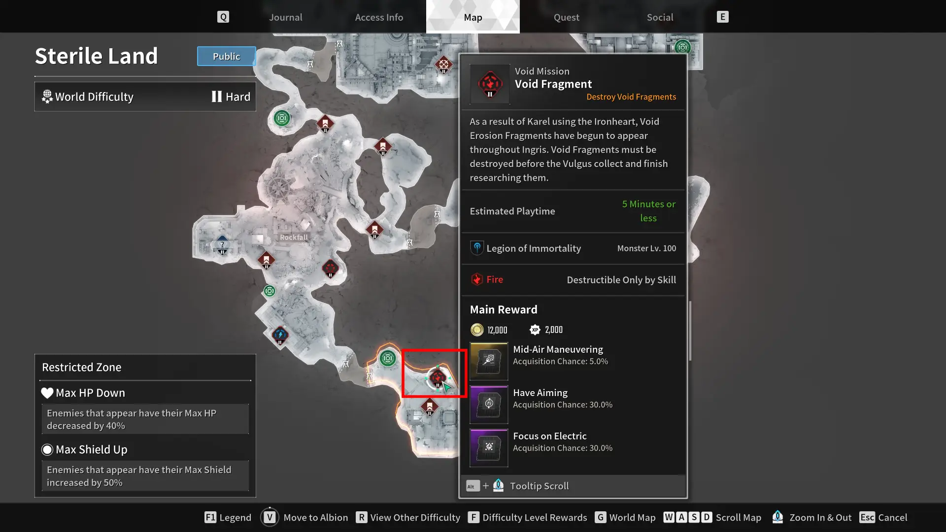 Void Fragment Mission Mid-Air Maneuvering Module TFD