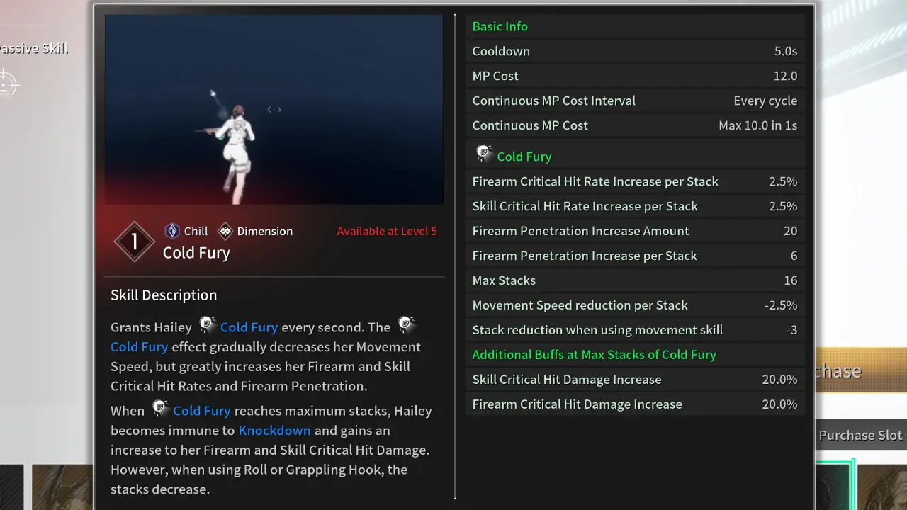 Cold Fury Skill Hailey THe First Descendant