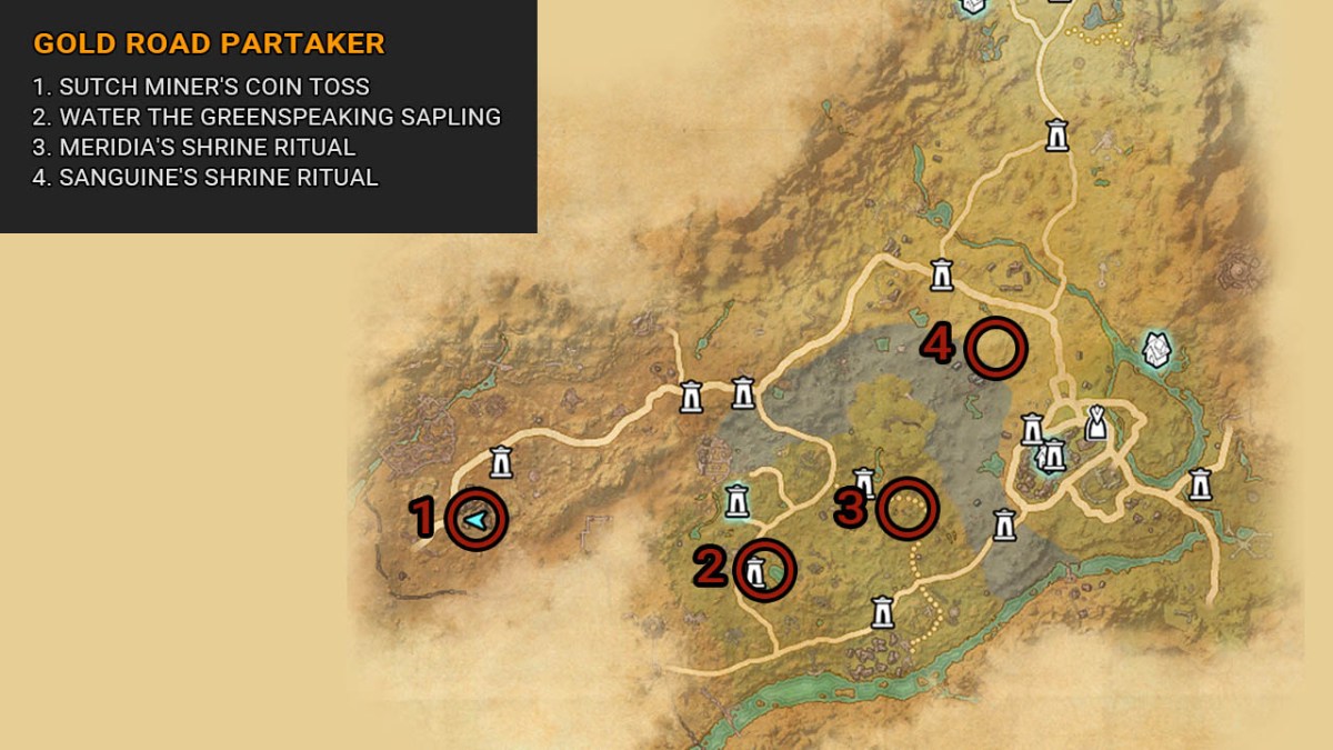 ESO Gold Road Partaker achievement