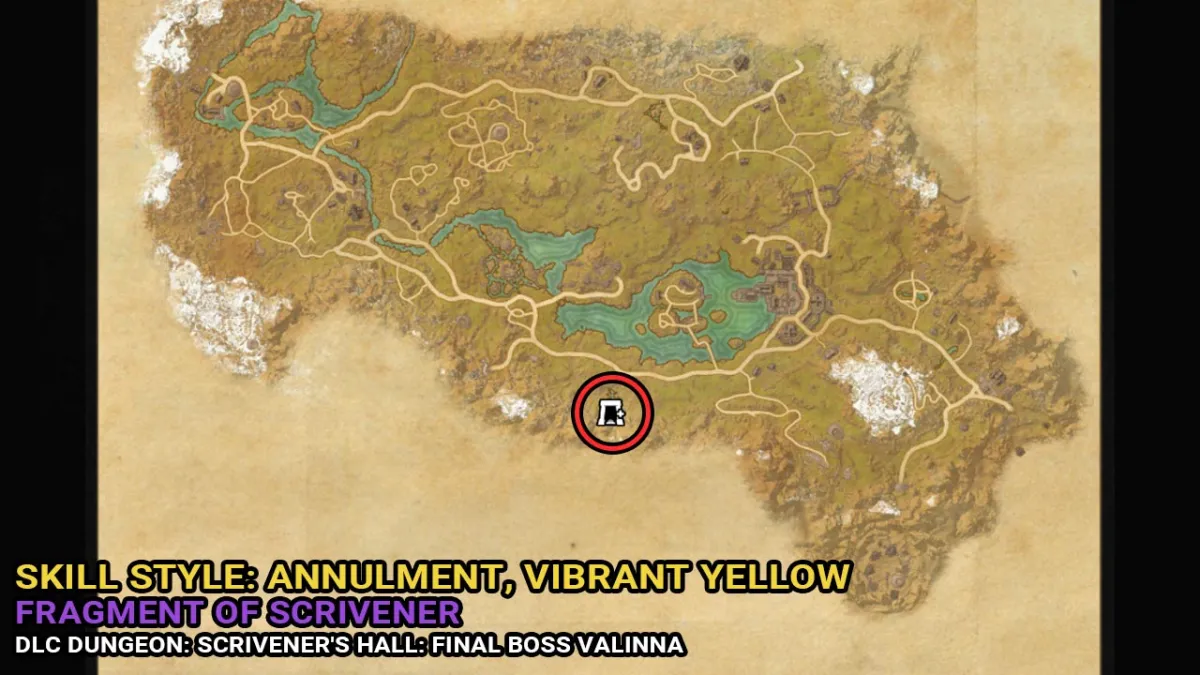 Fragment of the Scrivener in ESO