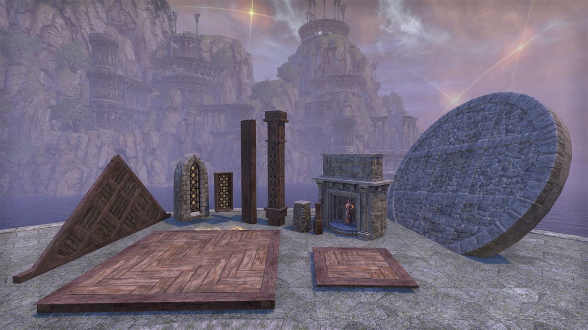 Skingrad Reward Coffer Structure Furnishing Floors beams and other in ESO Update 43
