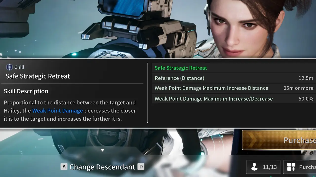 Strategic Retreat Passive Skill Hailey THe First Descendant