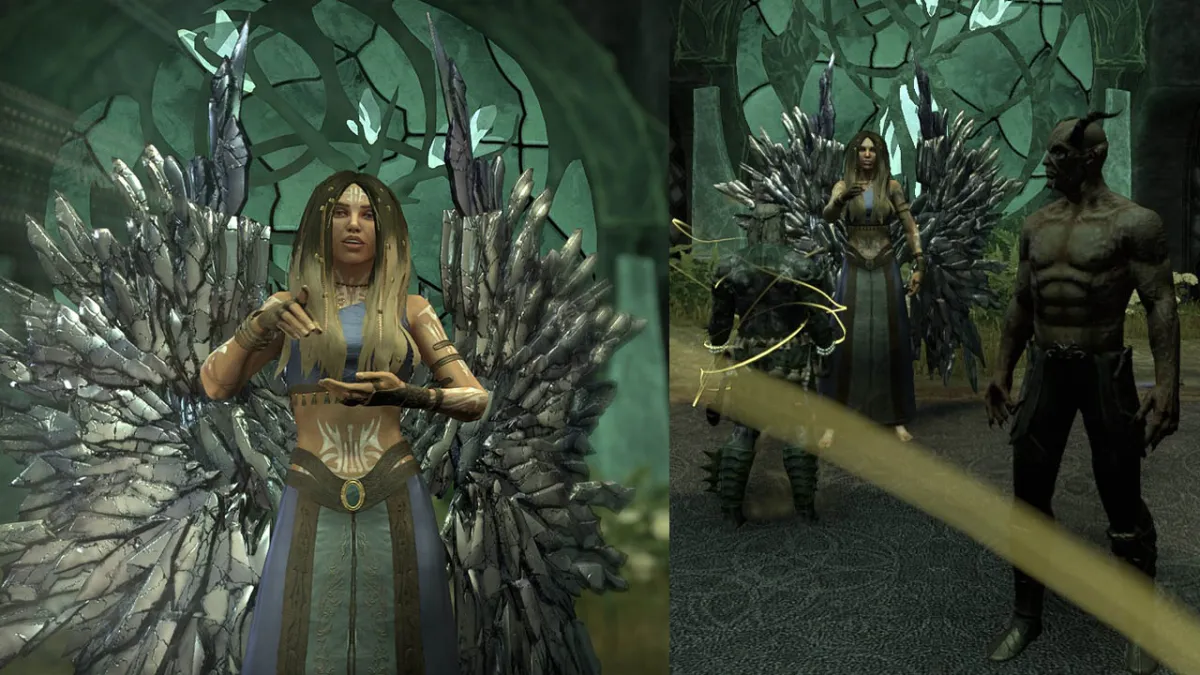 Ithelia during The Many Paths quest in ESO