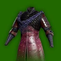 intricate leather tunic