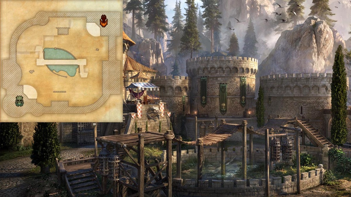 ESO 4v4 Huntsman's Fortress map update 44