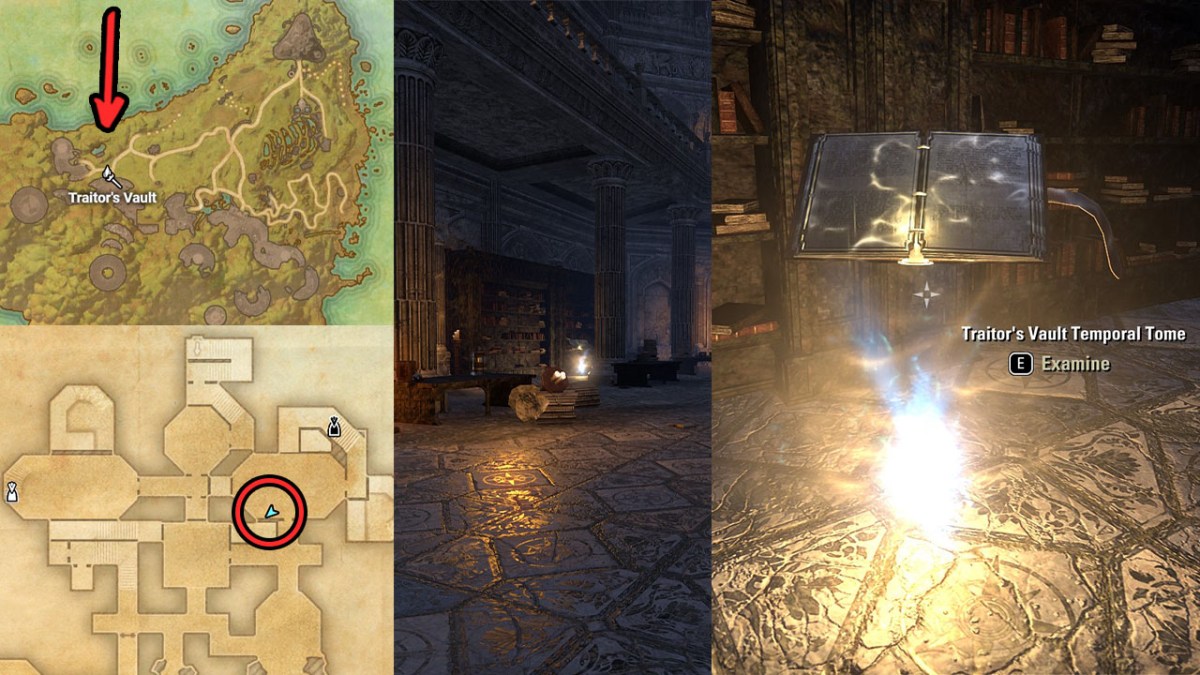 ESO Traitor's Vault Temporal Tome for Undo, Lilac Purple Skill Style