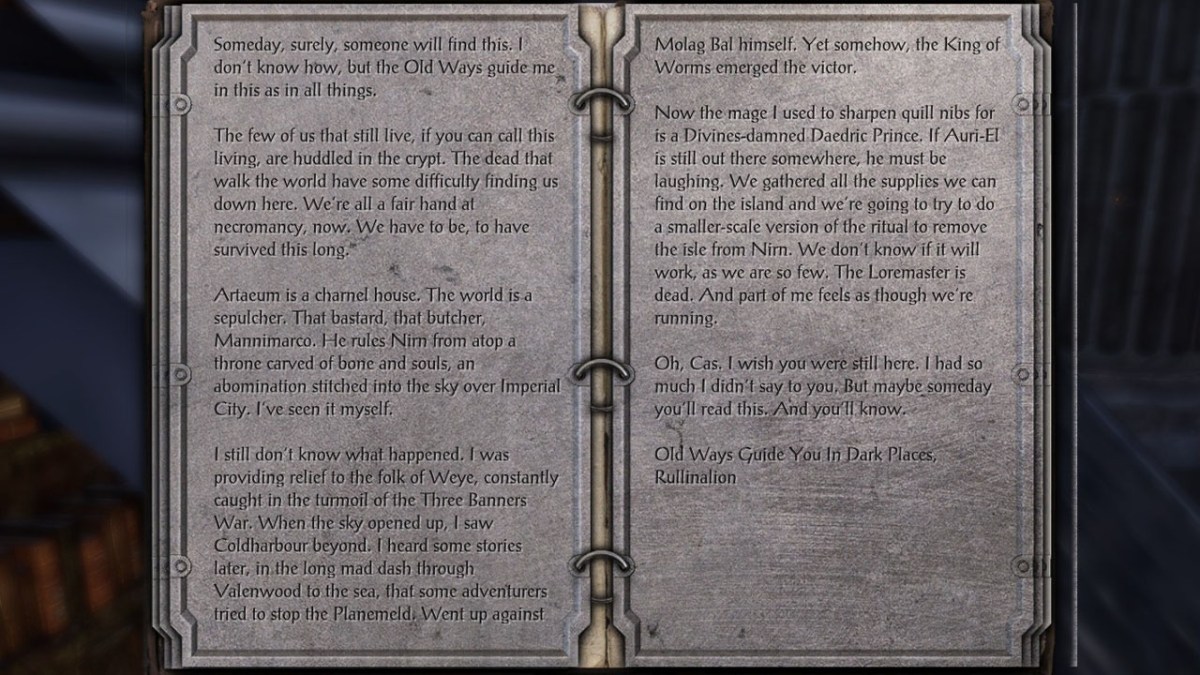 ESO Traitor's Vault Temporal Tome lore book