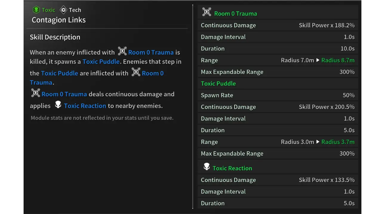 Freyna Contagion Links Skill Stats The First Descendant