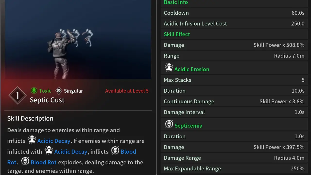 Septic Gust Skill Keelan The First Descendant