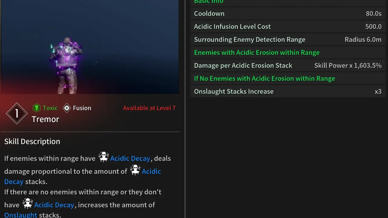 Tremor Skill Keelan The First Descendant