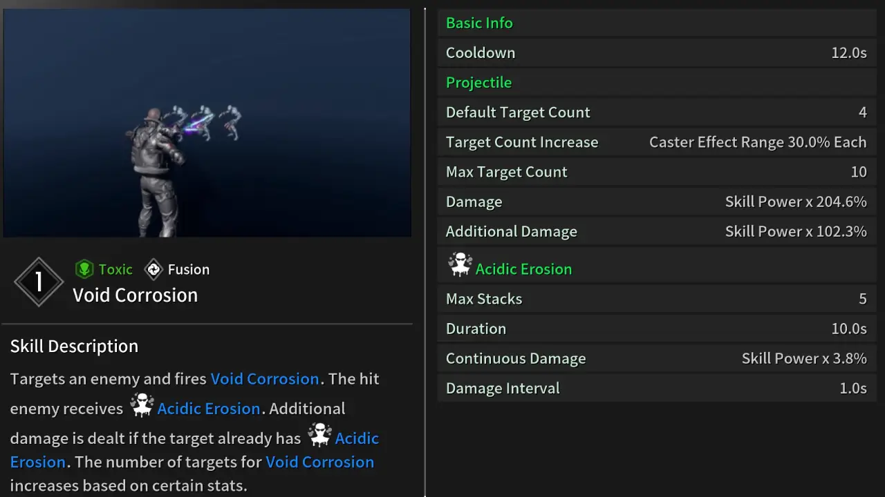 Void Corrosion Skill Keelan The First Descendant