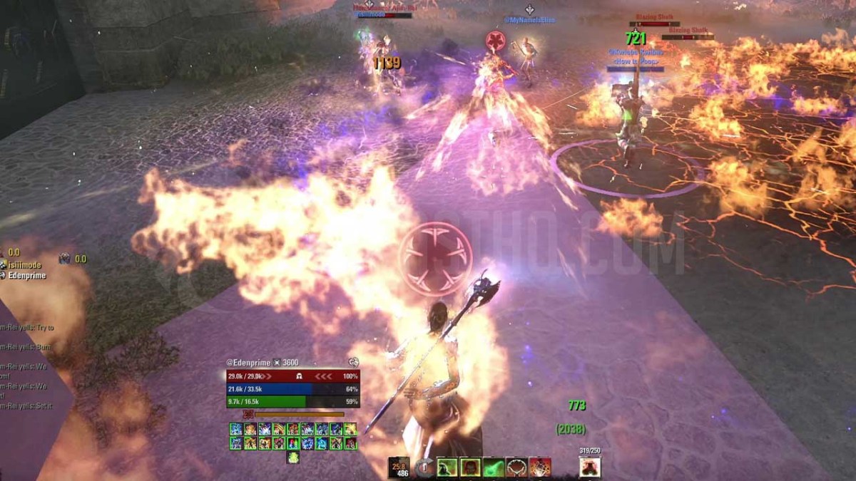 ESO Flamedancer Ajim-Rei Flame Aspect - Schorching Heat