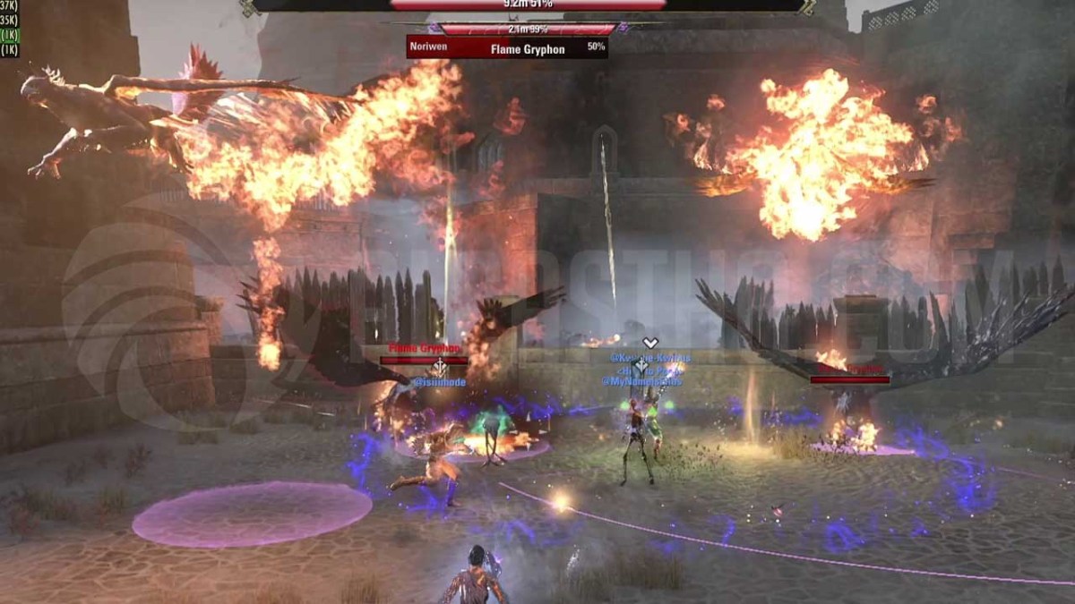 ESO Noriwen Flame Gryphons