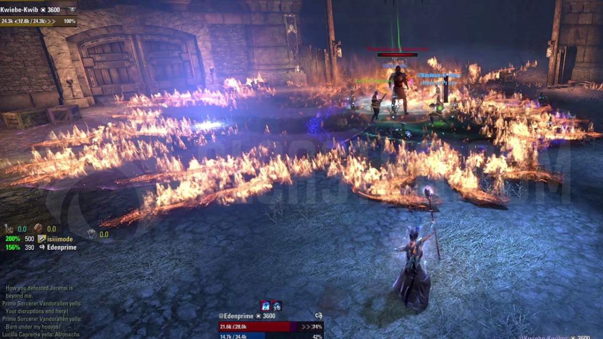 ESO Prime Sorcerer Vandorallen Racing Flames