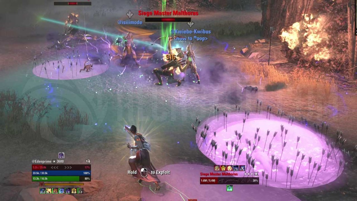 ESO Siege Master Malthoras volley