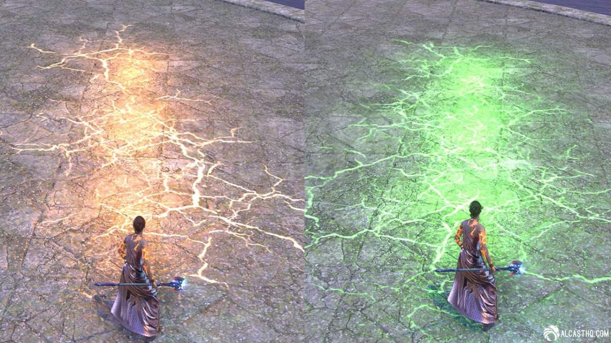 ESO Wall of Elements, Verdant Green Skill Style