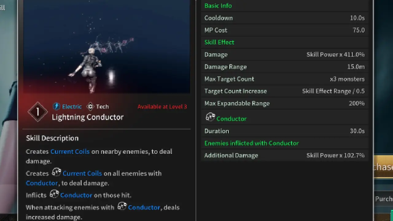 Lightning Conductor Skill Description Ines Build The First Descendant