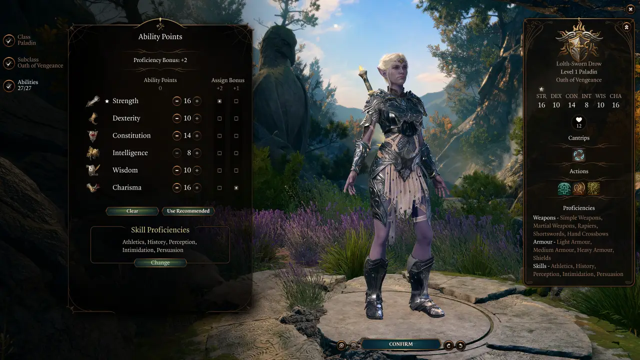bg3 minthara build starting abilities