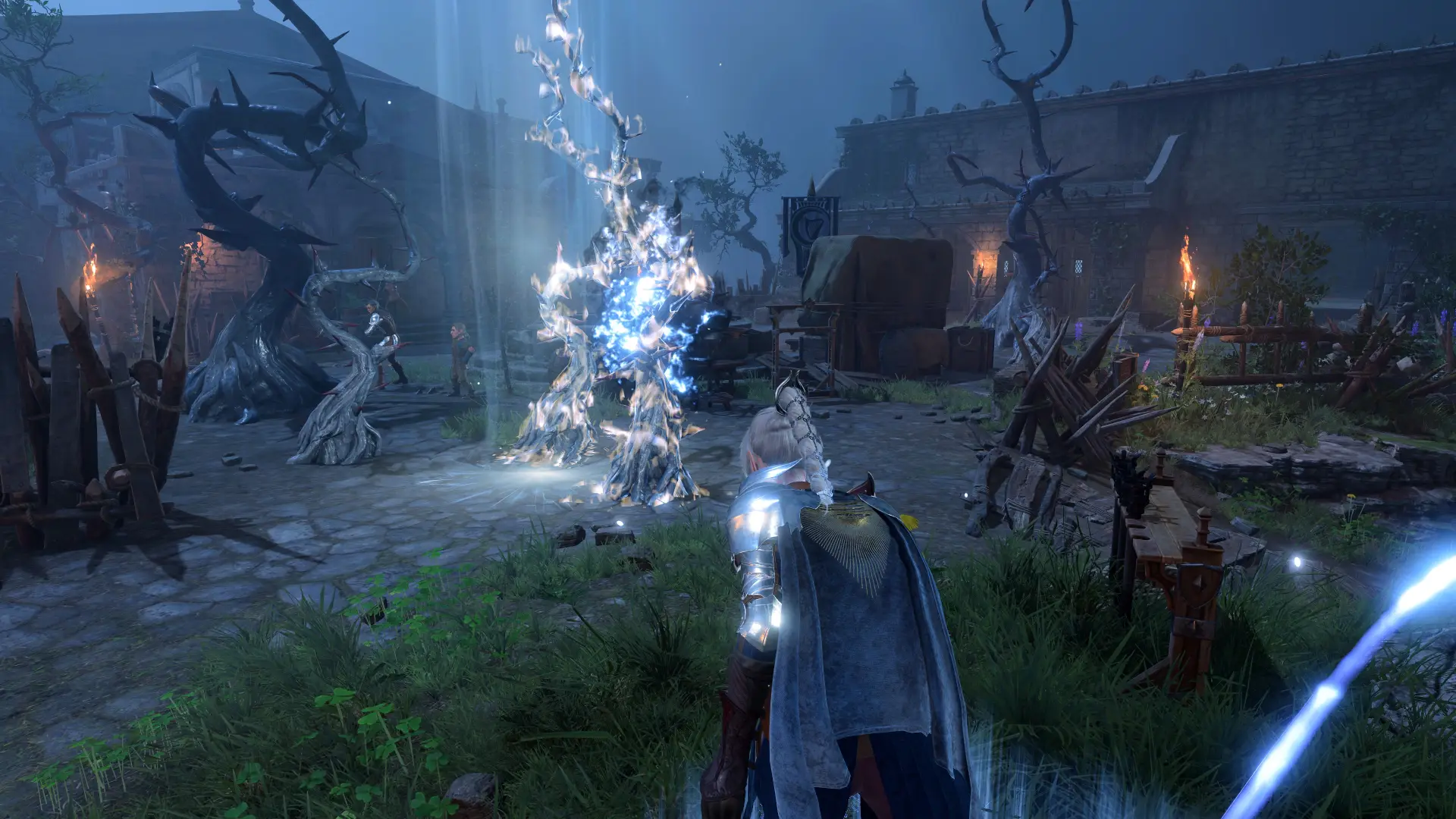 BG3 Shadowheart casts Moonbeam