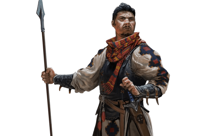 Solasta 2 Fighter with Spear