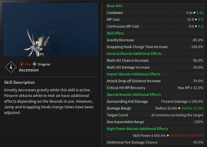 The First Descendant Serena Skill Ascension