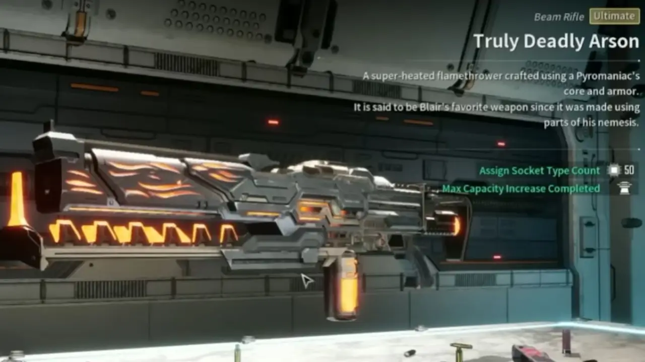 Truly Deadly Arson Ultimate Beam Rifle The First Descendant