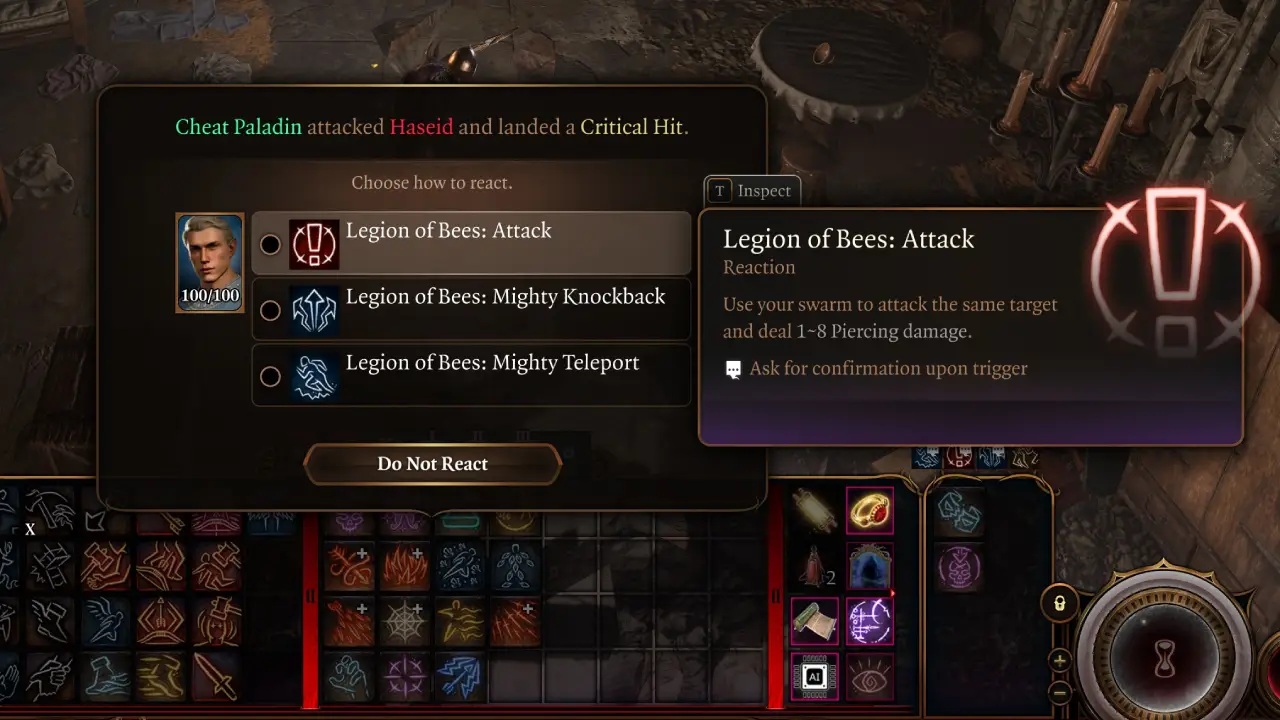 BG3 Swarmkeeper Swarm Attack