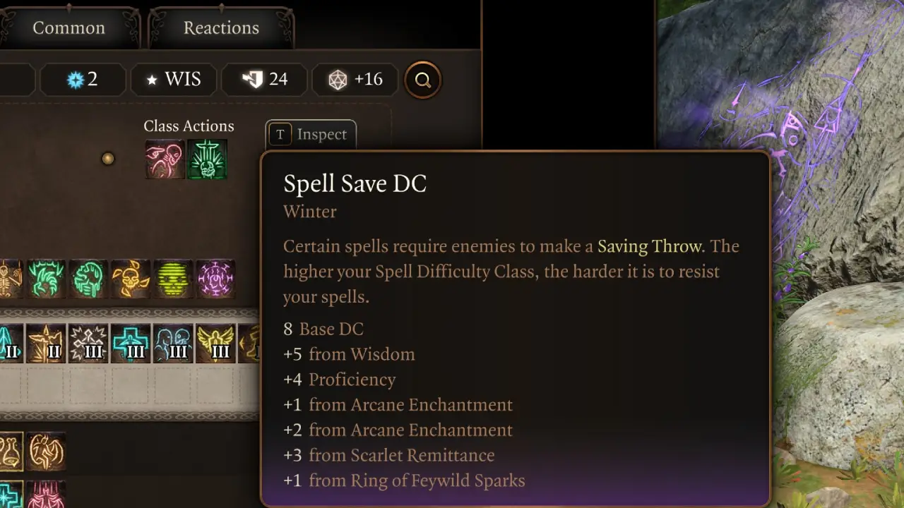 Death Cleric Spell Save DC