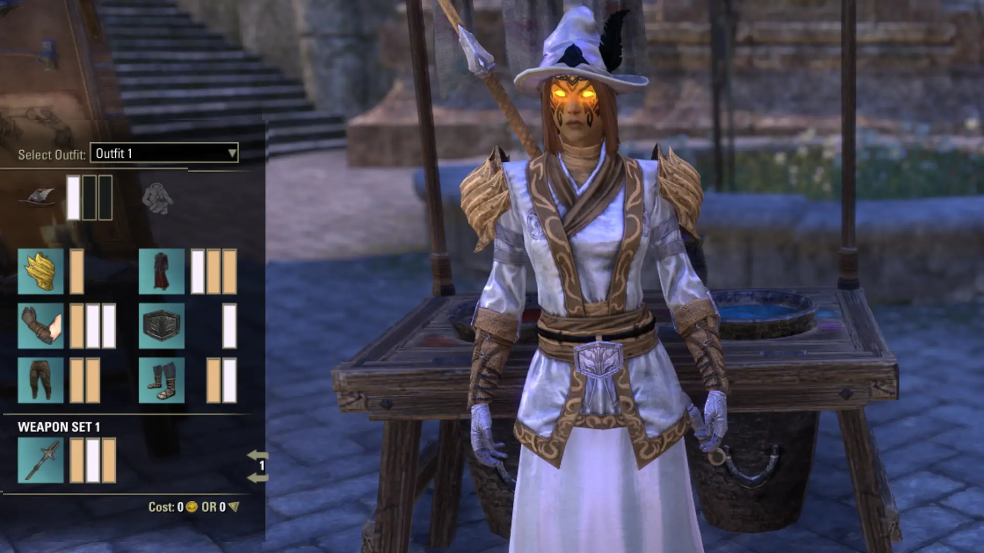 ESO Warden Subclassing Healer Build Color Palette Outfit