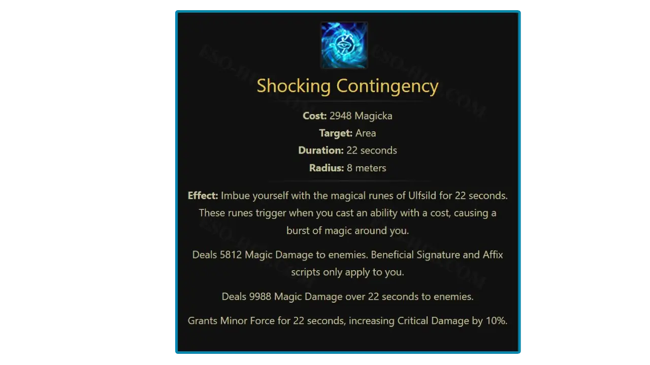 shocking contingency scribing skill