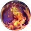 Catalyst passive icon for ESO Nightblade Siphoning skill line, granting ultimate when consuming a potion.