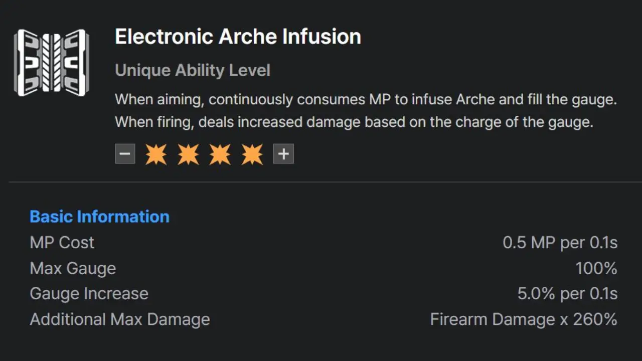 A-TAMS Ability Electronic Arche Infusion The First Descendant