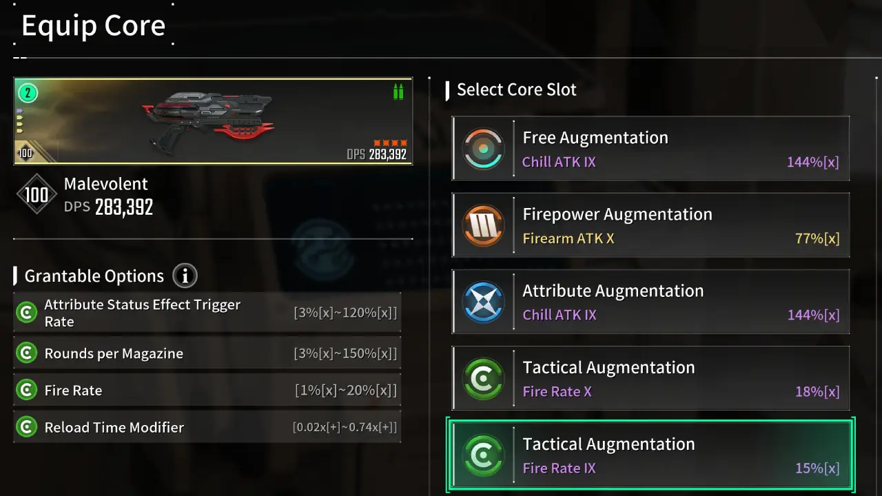 Malevolent Weapon Cores Setup The First Descendant Best