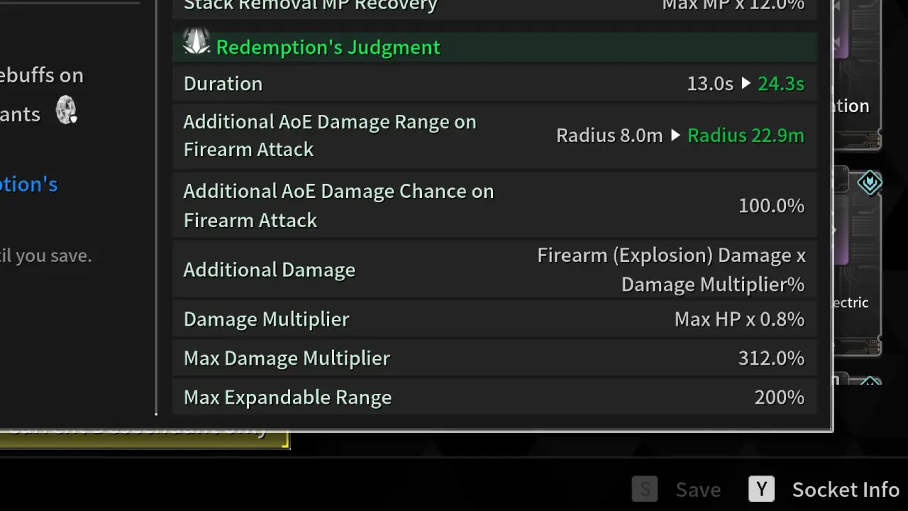 Redemptions Judgment Buff Serena The First Descendant