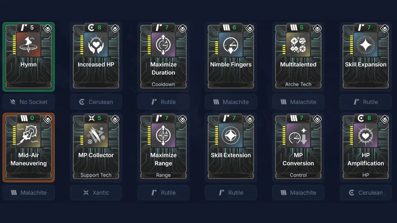 The First Descendant Serena Build Dungeon Modules
