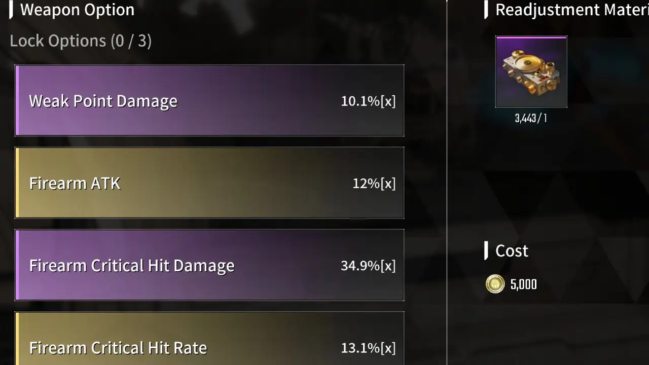 The Last Dagger Weapon Readjustment TFD