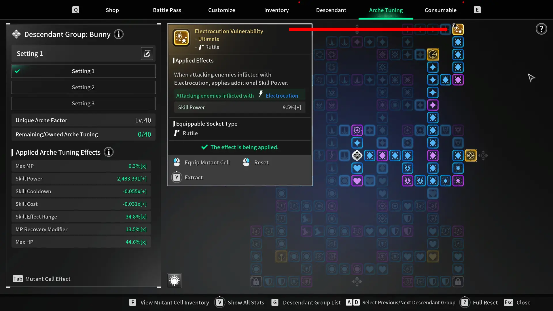 Arche Tuning for Bunny in The First Descendant