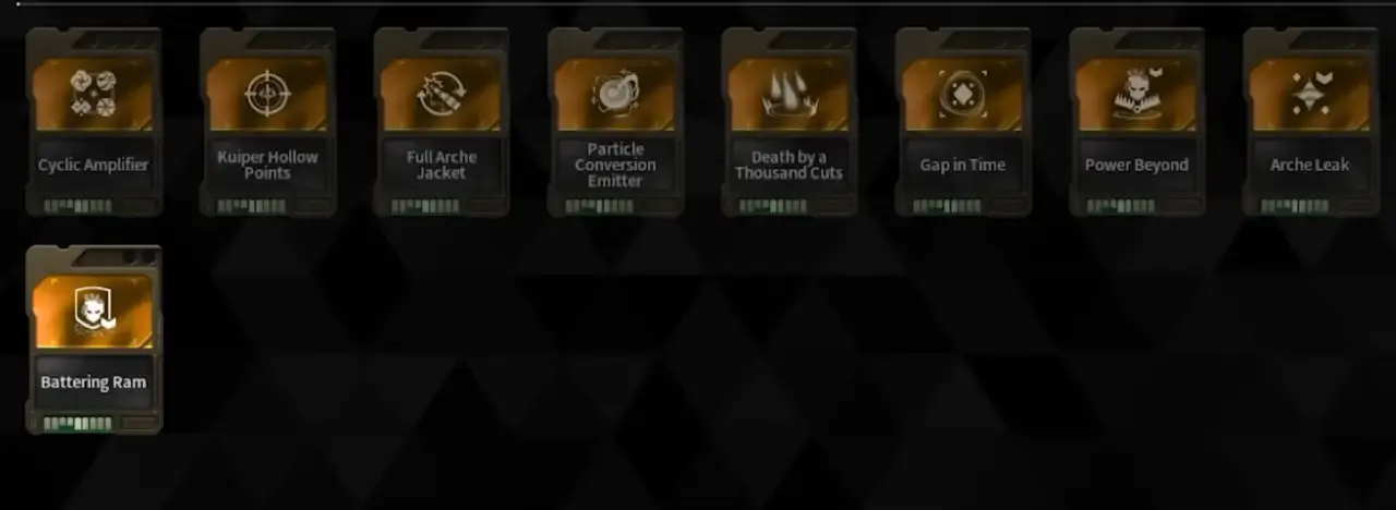 The First Descendant Trigger Modules List