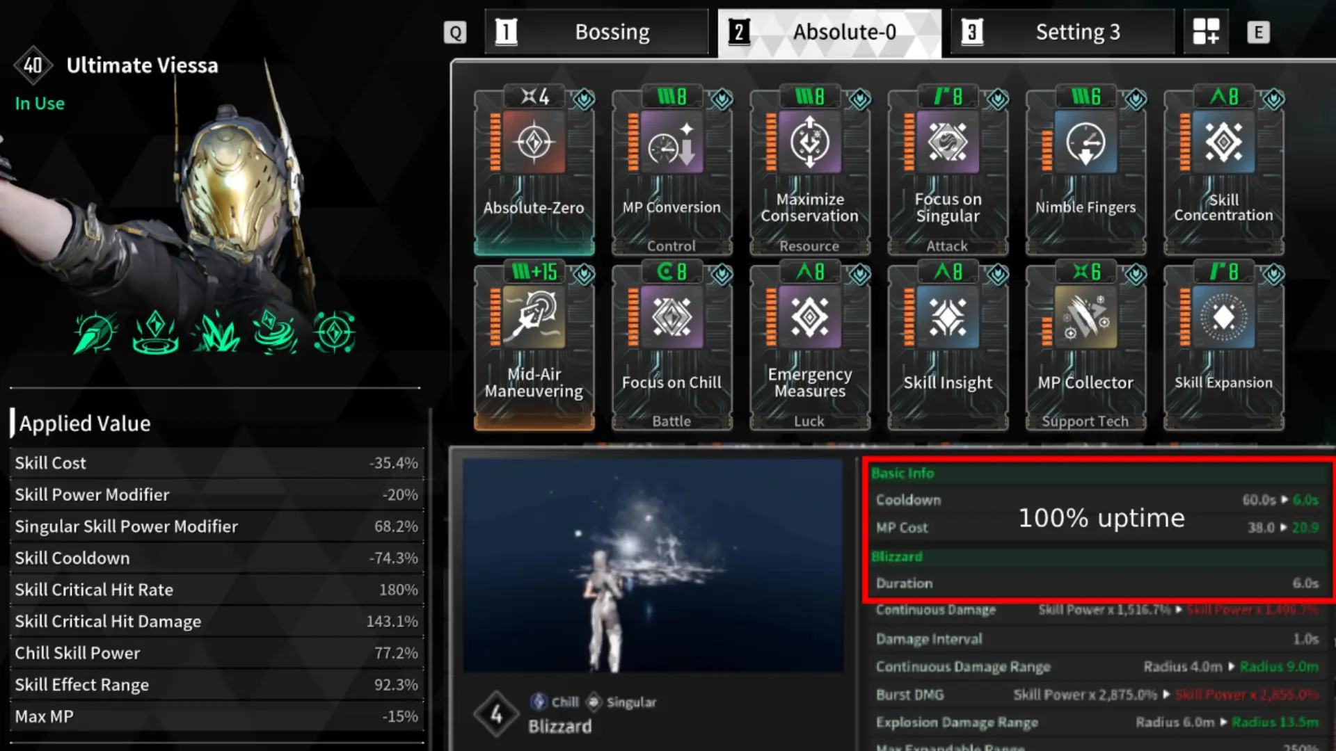 The First Descendant Viessa Build Absolute Zero Mobbing