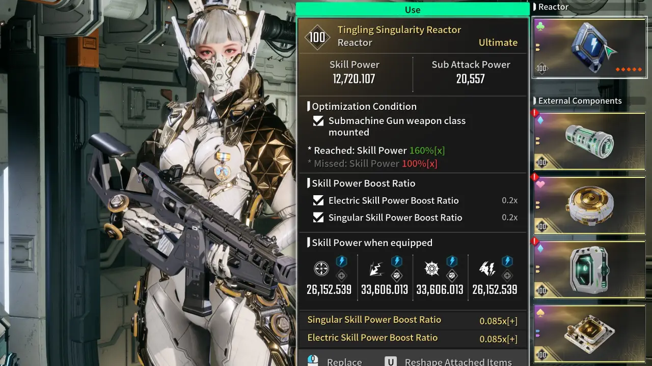 Tingling Singularity Reactor for Bunny Build Mobbing TFD