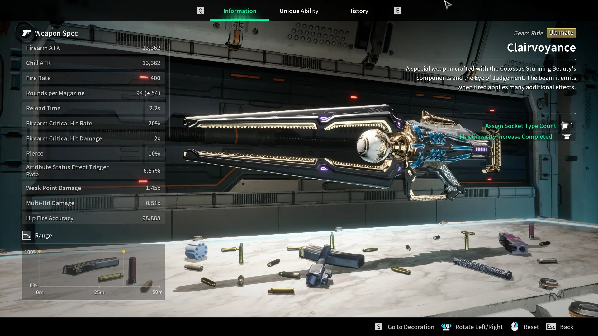 The First Descendant Clairvoyance Build Stats