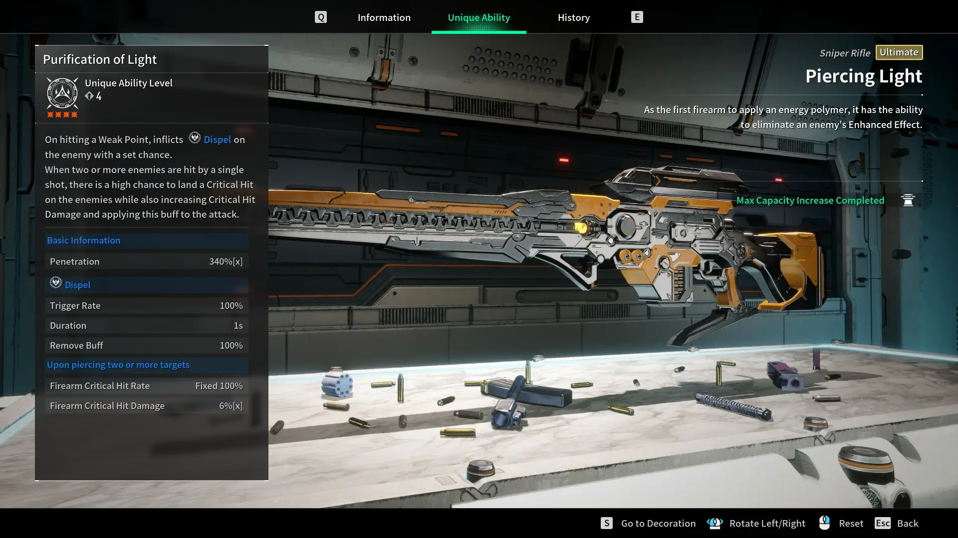 The First Descendant Piercing Light Ability Purification of Light