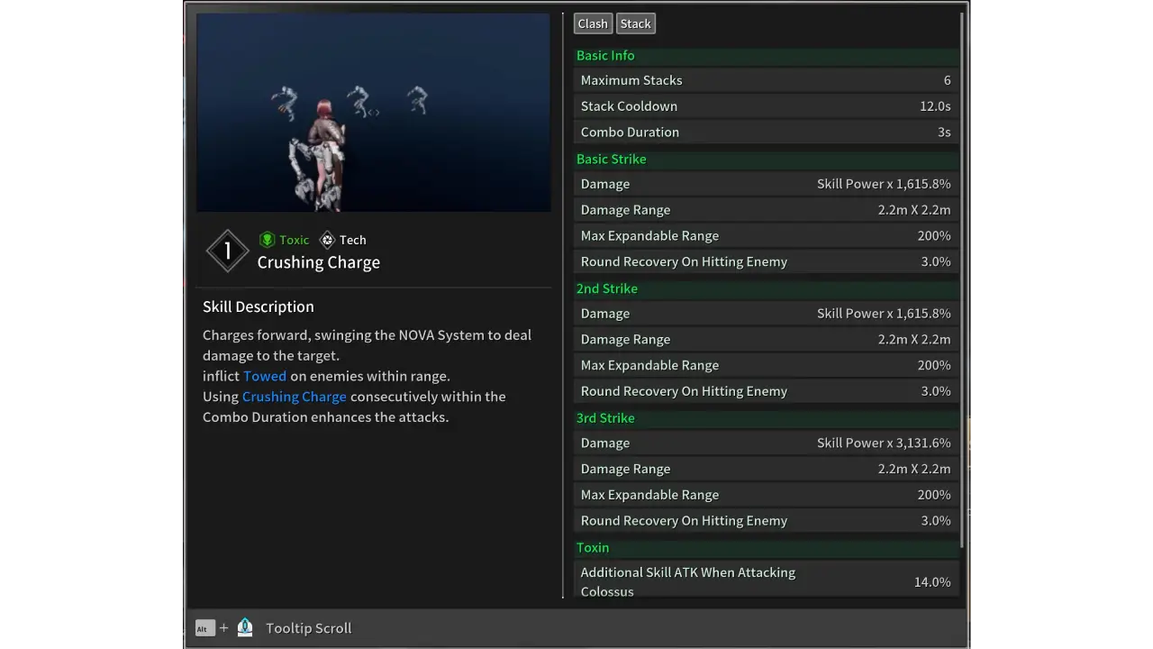 TFD HArris Crushing Charge Skill
